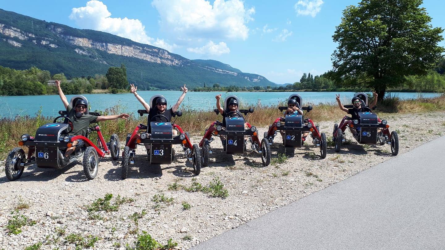 SWINCAR: The ideal all-terrain electric utility for the winemakers of the Rhône Valley.