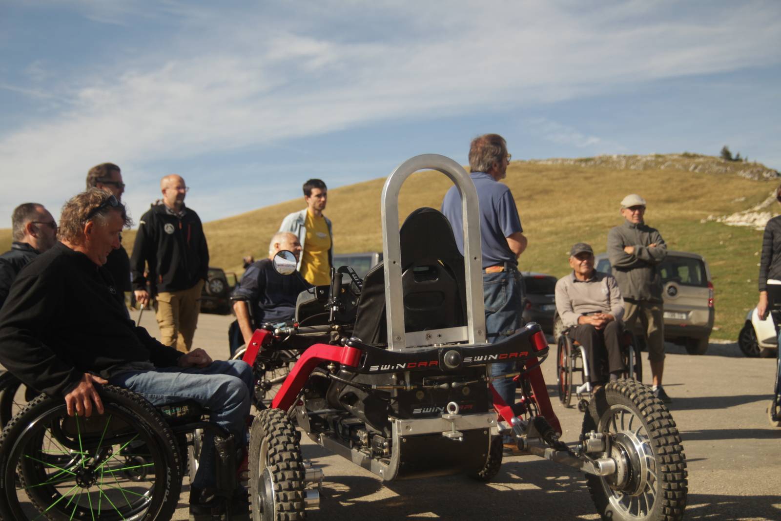 SWINCAR, an all-terrain electric vehicle ideal for individuals with disabilities!